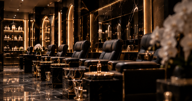 Milano Nail Spa pedicure lounge