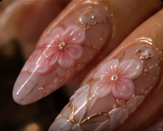 3D Floral by Milano Nail Spa