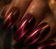 Cat Eye nail art